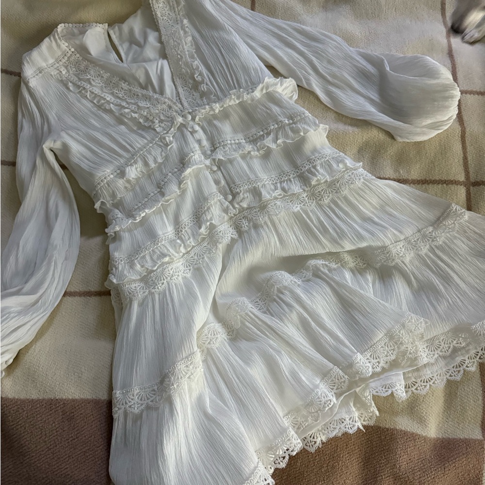 ALLSAINTS White Lace Dress